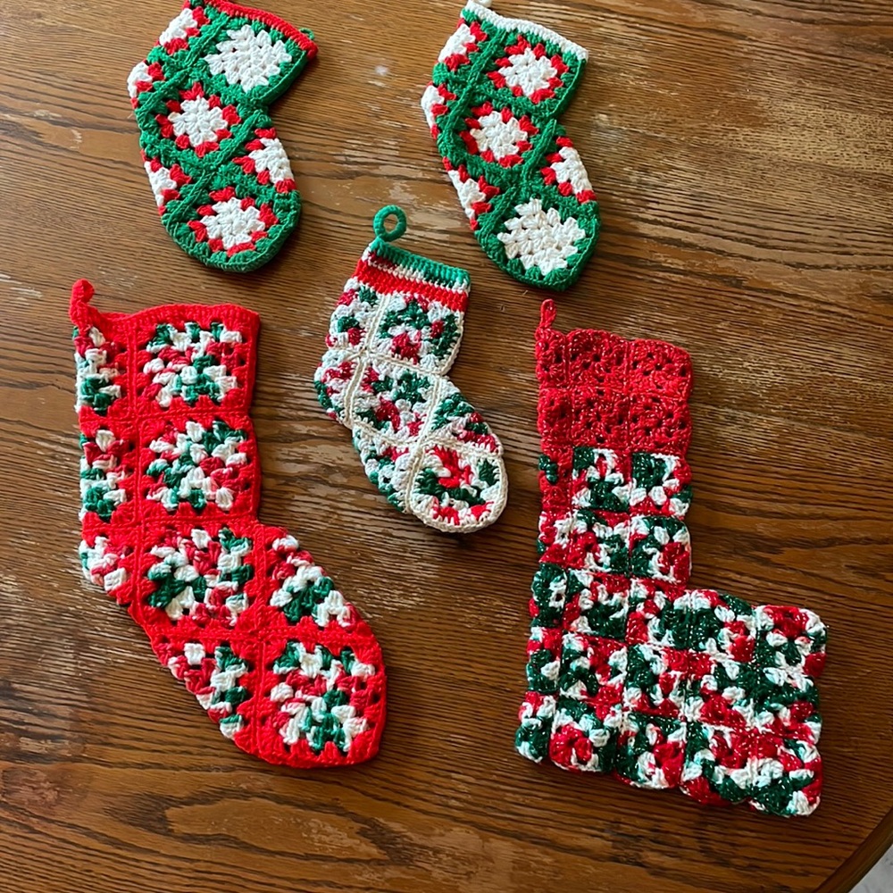 5 Vintage stockings
